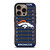 DENVER BRONCOS FOOTBALL FIELD iPhone 16 Pro Case Cover