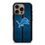DETROIT LIONS NFL METAL STRIPE iPhone 16 Pro Case Cover