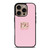 DOLCE AND GABBANA PINK LOGO iPhone 16 Pro Case Cover