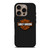 HARLEY DAVIDSON MOTORCYCLES LOGO CARBON iPhone 16 Pro Case Cover