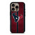 HOUSTON TEXANS NFL METAL STRIPE iPhone 16 Pro Case Cover