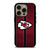 KANSAS CITY CHIEFS NFL METAL STRIPE iPhone 16 Pro Case Cover