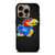 KANSAS JAYHAWKS LOGO CARBON iPhone 16 Pro Case Cover