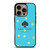 KATE SPADE NEW YORK LOGO BLUE GOLDEN POLKADOTS iPhone 16 Pro Case Cover