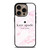 KATE SPADE NEW YORK LOGO PINK MARBLES iPhone 16 Pro Case Cover
