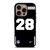 LAS VEGAS RAIDERS JOSH JACOBS 28 NFL NIKE iPhone 16 Pro Case Cover