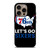 LETS GO PHILADELPHIA 76ERS NBA BASKETBALL 2 iPhone 16 Pro Case Cover