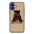 ALABAMA CRIMSON TIDE ROLL FOOTBALL iPhone 16 Case Cover