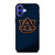 AUBRUN TIGERS FOOTBALL UNIVERSITY TEAM LOGO BLUE iPhone 16 Case Cover AUBRUN TIGERS FOOTBALL UNIVERSITY TEAM LOGO BLUE iPhone 16 Case Cover
