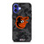 BALTIMORE ORIOLES BASEBALL BLACK CAMO iPhone 16 Case Cover