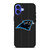 CAROLINA PANTHERS FOOTBALL TEXT iPhone 16 Case Cover