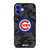 CHICAGO CUBS BASEBALL BLACK CAMO iPhone 16 Case Cover