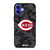 CINCINNATI REDS BASEBALL BLACK CAMO iPhone 16 Case Cover