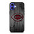 CINCINNATI REDS BASEBALL MLB WOOD LOGO iPhone 16 Case Cover