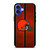 CLEVELAND BROWNS NFL METAL STRIPE iPhone 16 Case Cover