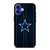 DALLAS COWBOYS NFL METAL STRIPE iPhone 16 Case Cover