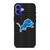 DETROIT LIONS FOOTBALL TEXT iPhone 16 Case Cover
