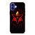 ETERNAL MANGEKYOU SHARINGAN SYMBOL iPhone 16 Case Cover
