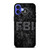 FBI LOGO CAMO iPhone 16 Case Cover