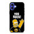 GUNS N ROSES ROCK HOMER SIMPSONS iPhone 16 Case Cover