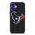 HOUSTON TEXANS FOOTBALL TEXT iPhone 16 Case Cover