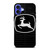 JOHN DEERE TRACTOR LOGO BLACK iPhone 16 Case Cover