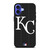 KANSAS CITY ROYALS BASEBALL BLACK iPhone 16 Case Cover