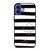 KATE SPADE NEW YORK BLACK STRIPES iPhone 16 Case Cover