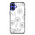 KATE SPADE NEW YORK LOGO WHITE FLOWER iPhone 16 Case Cover