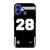 LAS VEGAS RAIDERS JOSH JACOBS 28 NFL NIKE iPhone 16 Case Cover