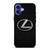 LEXUS CARBON FIBER iPhone 16 Case Cover
