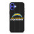 LOS ANGELES CHARGERS FOOTBALL TEXT iPhone 16 Case Cover