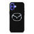 MAZDA MOTORS CARBON FIBER iPhone 16 Case Cover