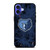 MEMPHIS GRIZZLIES BASKETBALL NBA FIRE iPhone 16 Case Cover