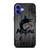 MIAMI MARLINS BASEBALL MLB WOOD LOGO iPhone 16 Case Cover