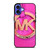 MICHAEL KORS MK LOGO PINK GOLD EMBLEM iPhone 16 Case Cover