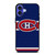 MONTREAL CANADIENS LOGO HOCKEY TEAM EMBORDERY iPhone 16 Case Cover