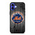 NEW YORK METS BASEBALL MLB WOOD LOGO iPhone 16 Case Cover