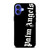 PALM ANGELS BLACK LOGO iPhone 16 Case Cover