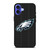 PHILADELPHIA EAGLES FOOTBALL TEXT iPhone 16 Case Cover
