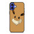 POKEMON CUTE EEVEE FLAT iPhone 16 Case Cover