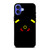 POKEMON UMBREON FLAT ICON iPhone 16 Case Cover POKEMON UMBREON FLAT ICON iPhone 16 Case Cover