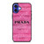 PRADA PINK DIAMOND iPhone 16 Case Cover