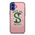 RIVERDALE SOUTH SIDE SERPENTS PINK iPhone 16 Case Cover