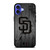 SAN DIEGO PADRES BASEBALL MLB WOOD LOGO iPhone 16 Case Cover