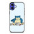 SNORLAX KABIGON POKEMON CUTE iPhone 16 Case Cover
