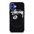STUSSY FUZZY 8 BALL POOL iPhone 16 Case Cover