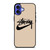 STUSSY NIKE BROWN iPhone 16 Case Cover