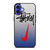 STUSSY X NIKE AIR PENNY iPhone 16 Case Cover