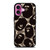 A BATHING APE SUPREME BLACK iPhone 16 Plus Case Cover A BATHING APE SUPREME BLACK iPhone 16 Plus Case Cover